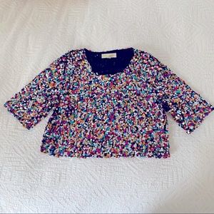 Sequin Crop Top 🔥